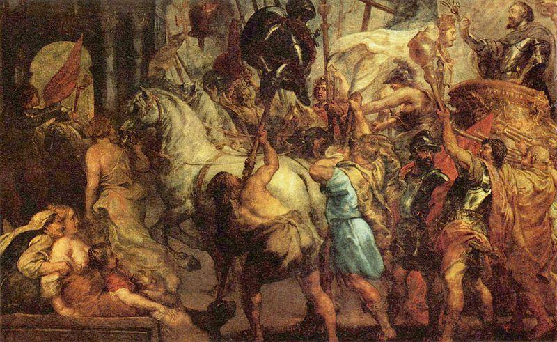 Peter Paul Rubens Gemaldezyklus zum Leben Heinrich des IV. oil painting picture